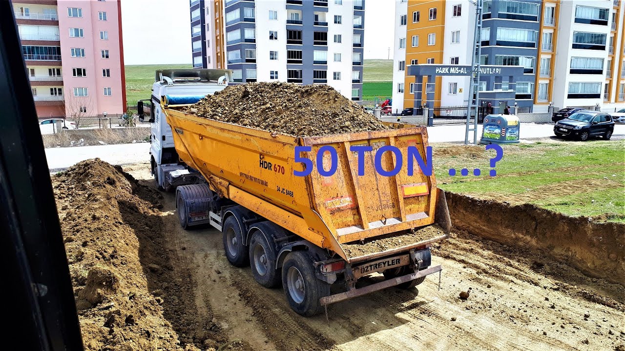 Tıra 50 Ton Hafriyat Nasıl Yüklenir