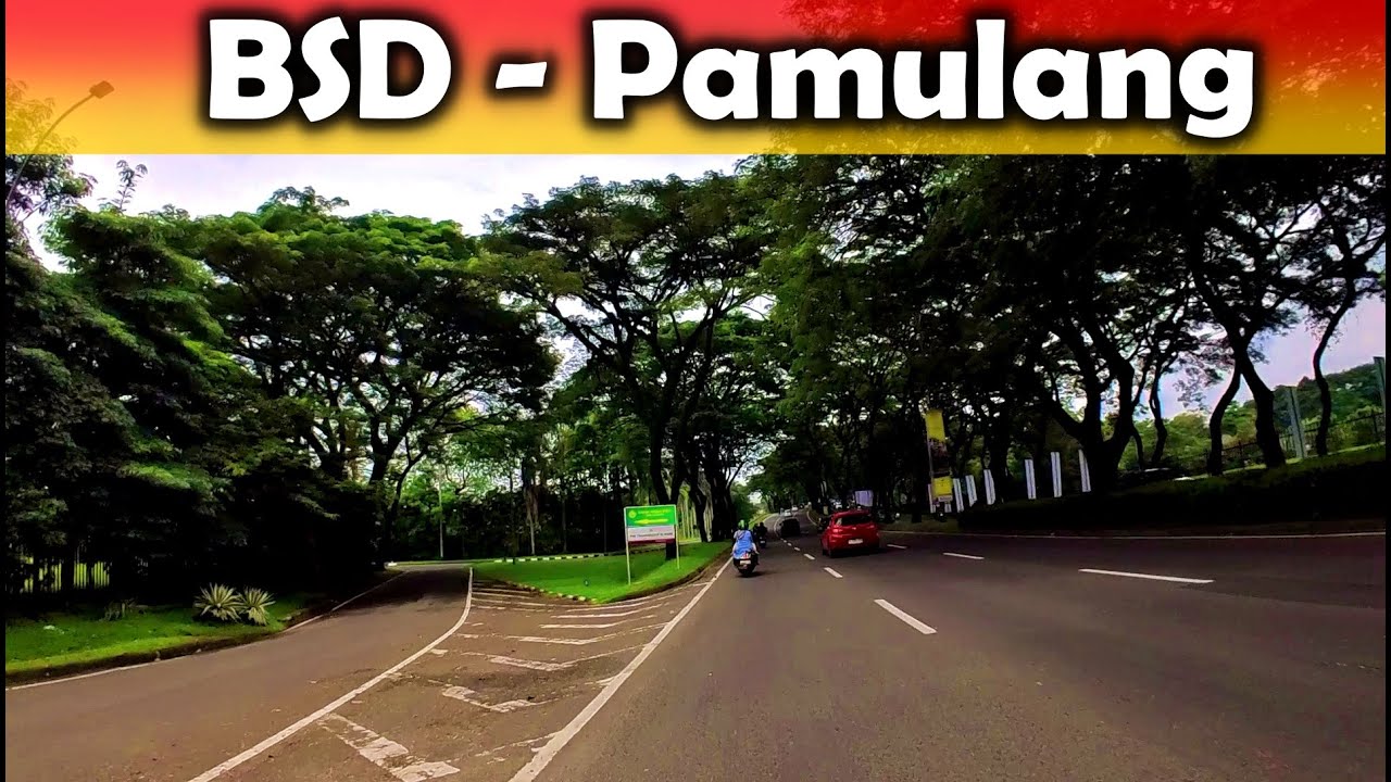 Trip dari Jalan BSD Boulevard Utara Menuju Pamulang