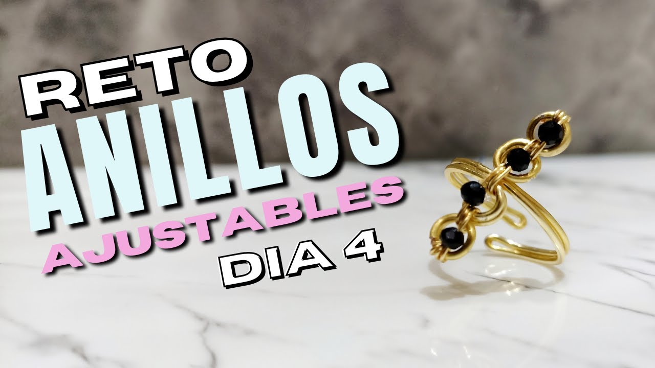 Anillo Ajustable con Cristales | Reto de 5 Días (Día 4)