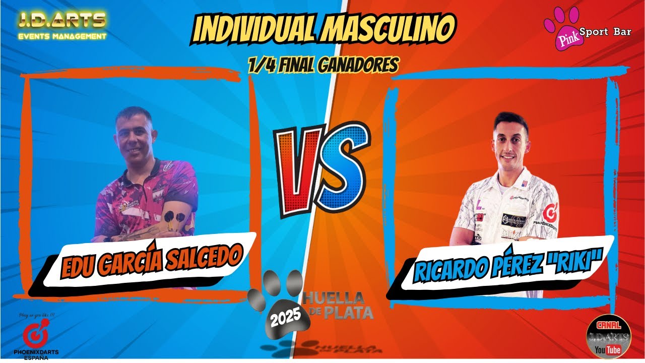 Huella de Plata 2025 -Edu García Salcedo Vs. Ricardo Pérez