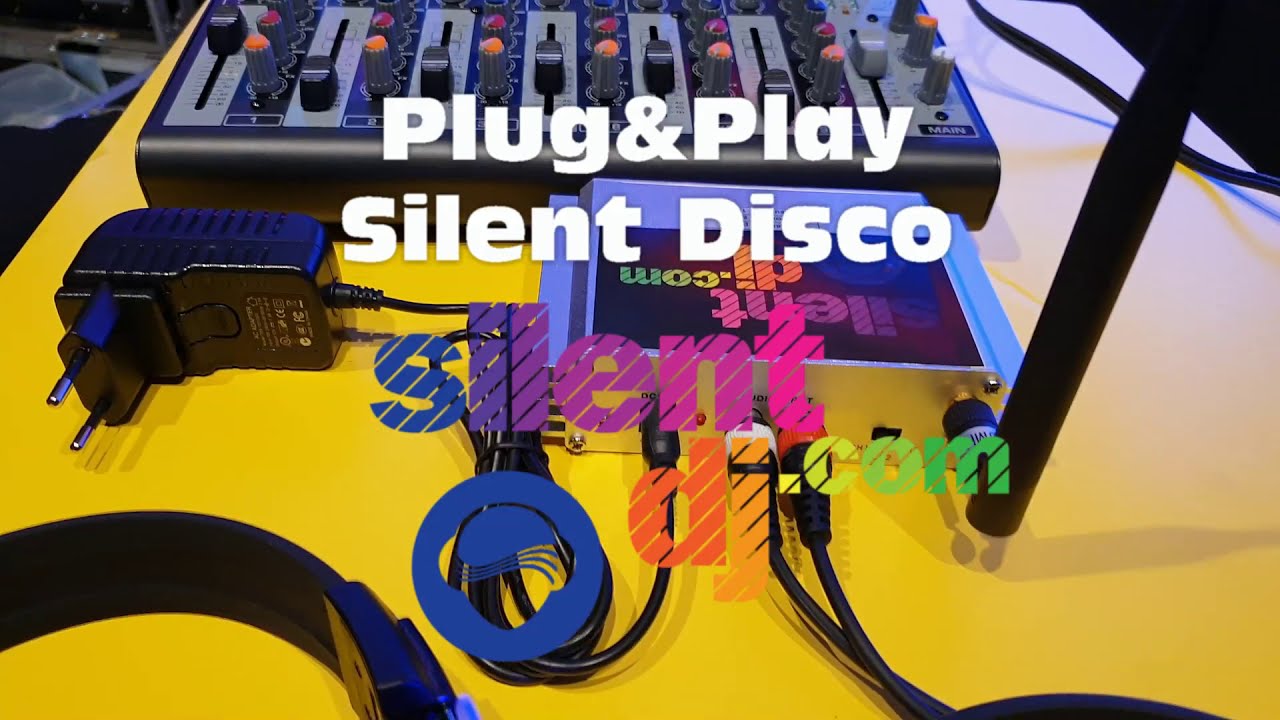How to Silent Disco plug&play instructie video / silentDJ.com