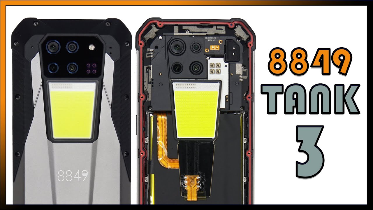 Видеообзор разборки и ремонта 8849 Tank 3 Unihertz Rugged