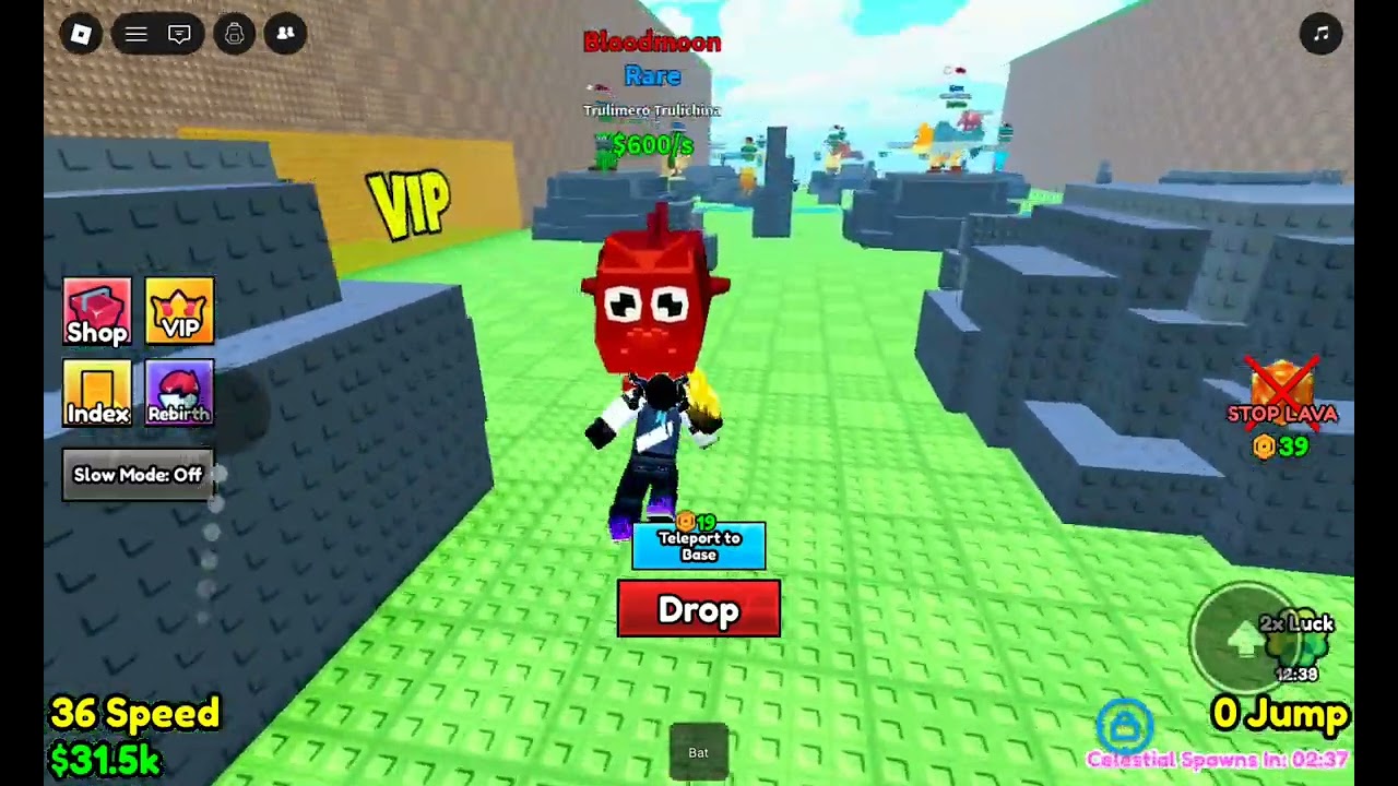 Surviving lava for brainrots! @caylusyt 