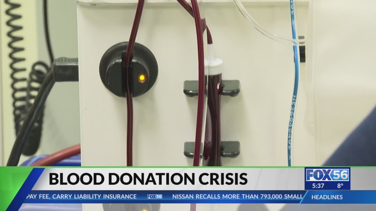 Blood donation crisis