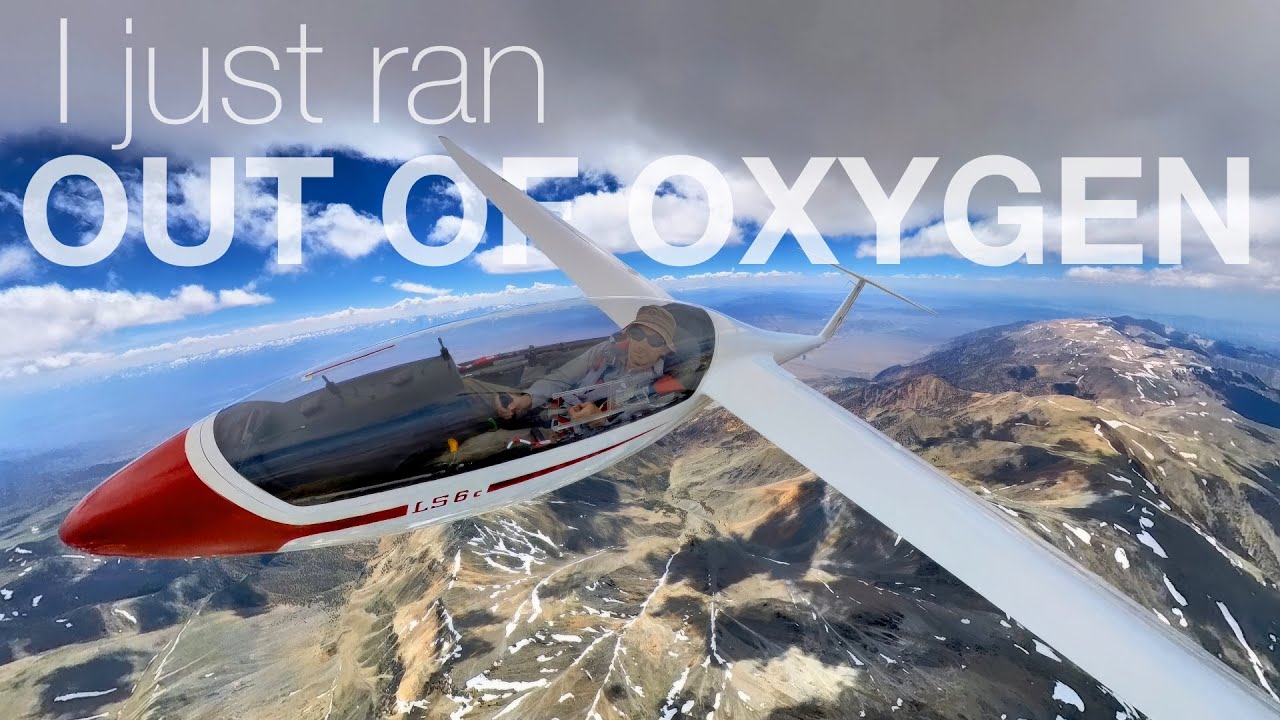 У пилота планера закончился кислород во время 900-километрового полета #FullGliderFlight