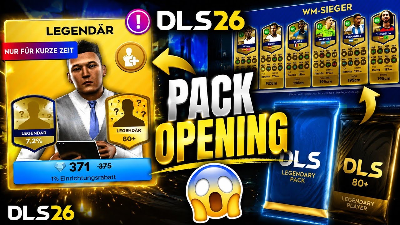 DLS 26 PACK OPENING 😱🔥 LEGENDARY 80+ PACK! | Dream League Soccer 2026