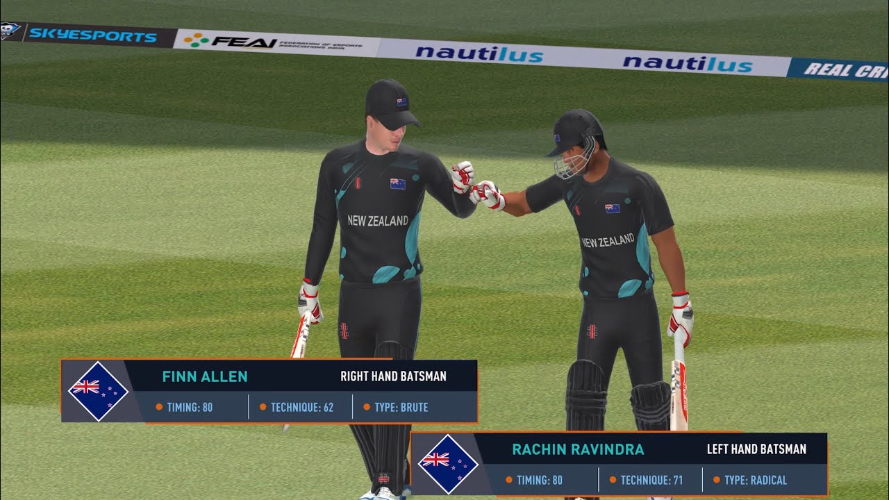 New zea land vs India 20-20 best bumrah bowling || rc24 gameplay || dedicated gamer