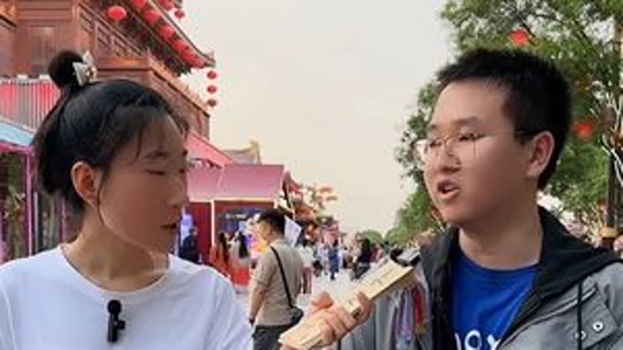 又是一个厉害的小哥哥#对诗#西安 #文化