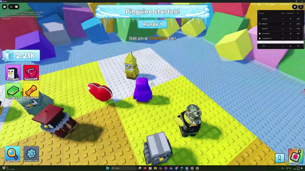 ich spiele pinguin knockout