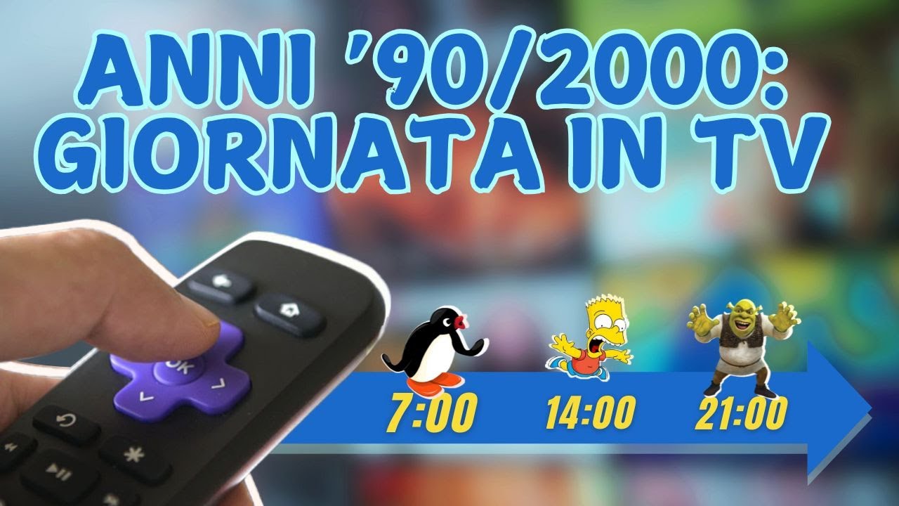 A SPASSO TRA '90 E 2000 - TV: DALLA COLAZIONE ALLA NANNA