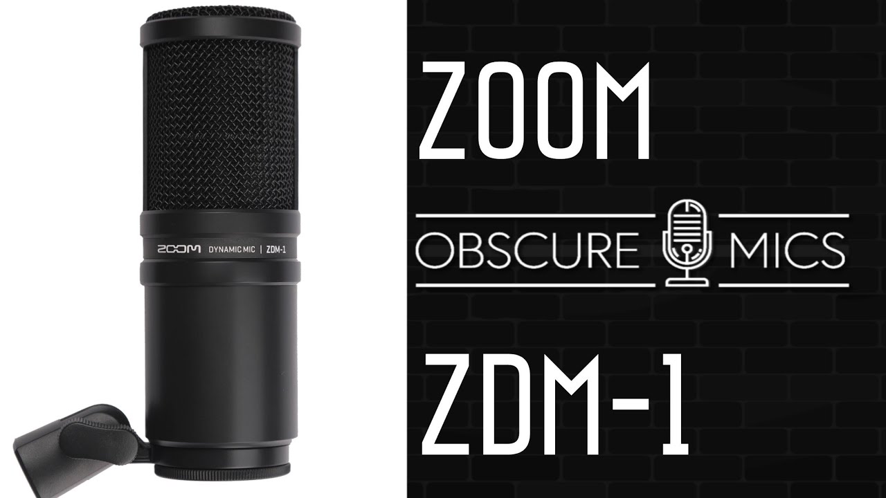 Zoom ZDM-1 | Dynamic Broadcast Microphone | Test / Review with Beyerdynamic M99 Opening