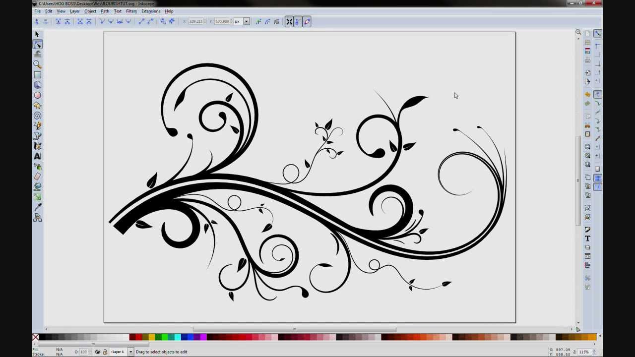 Inkscape Flourish