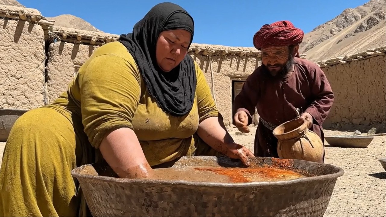 Azerbaijan Village Life | Traditional Mountain Cooking & Daily Life