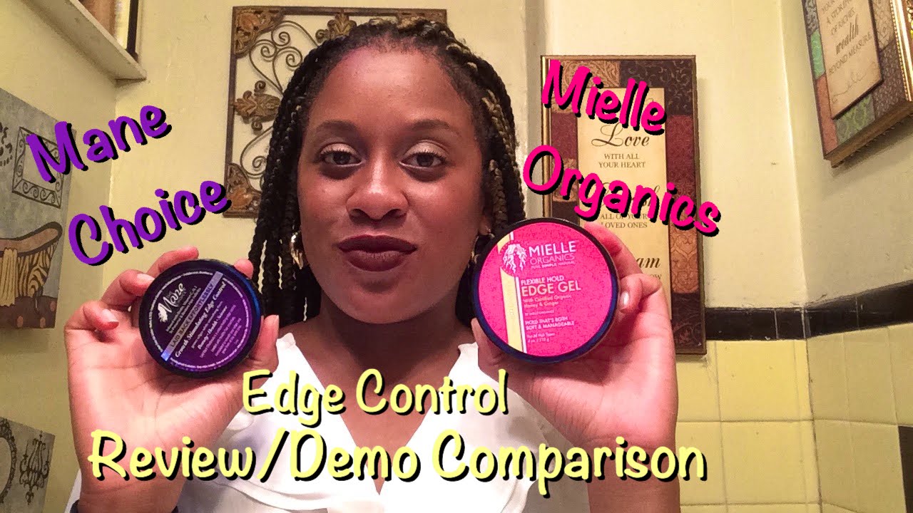 Mielle Organics vs Mane Choice Edge Control I Natural Hair Edge Controls