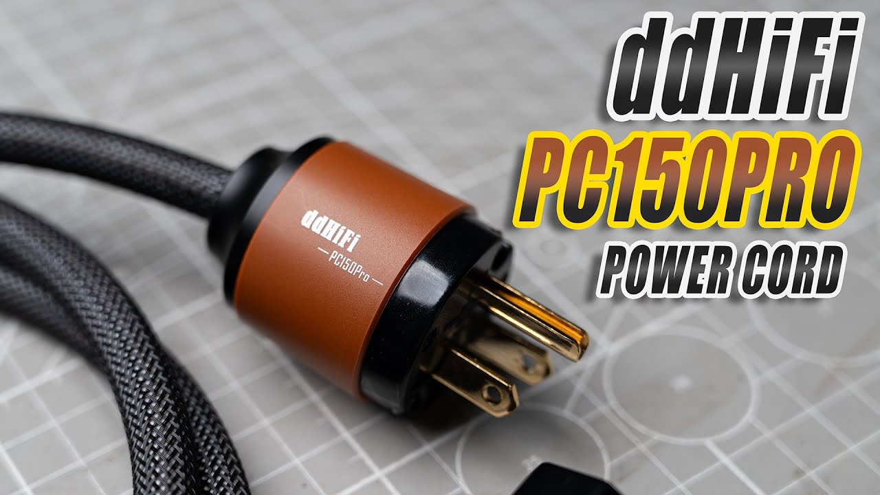 ddHiFi PC150Pro Power Cord Overview (Sound Test vs Cheap Cable)