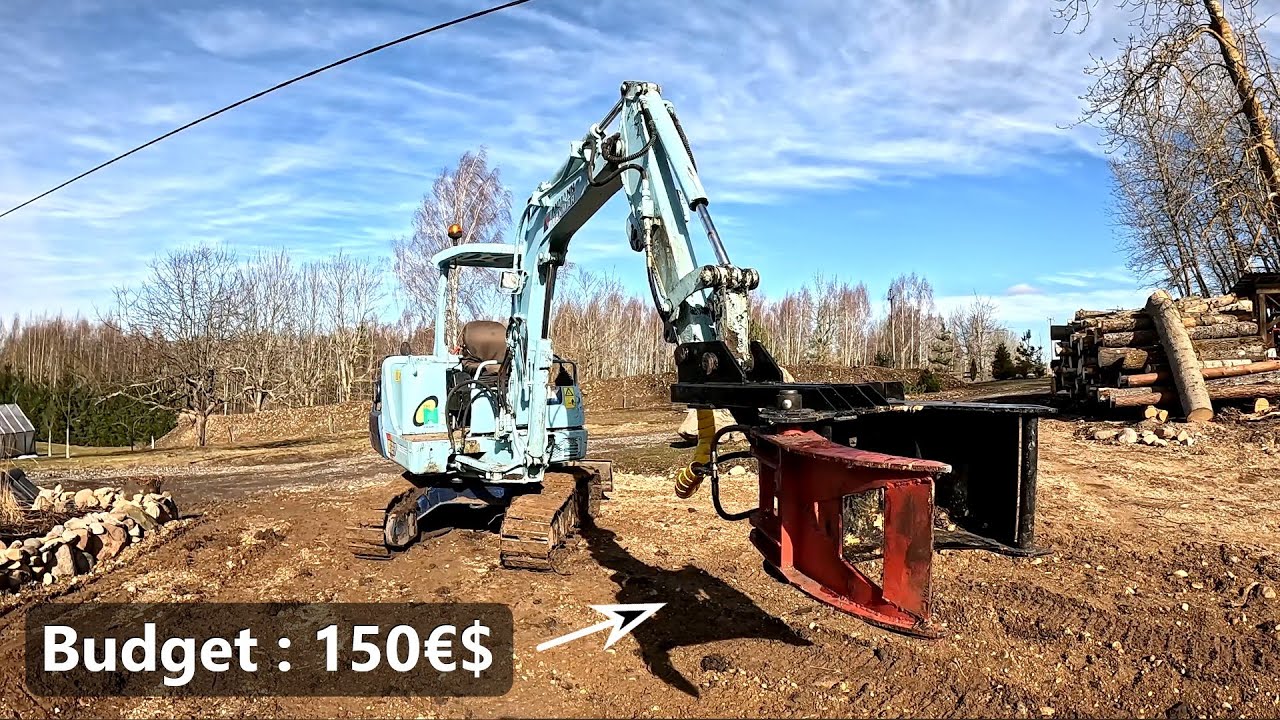 Building a Hydraulic Tree Shear from Scrap - (Start to Finish)