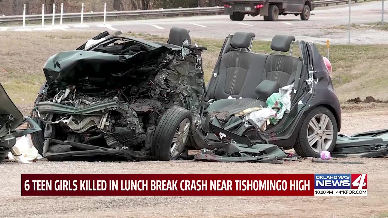 ‘Our hearts are broken,’ Oklahoma governor says of crash that killed 6 high school students