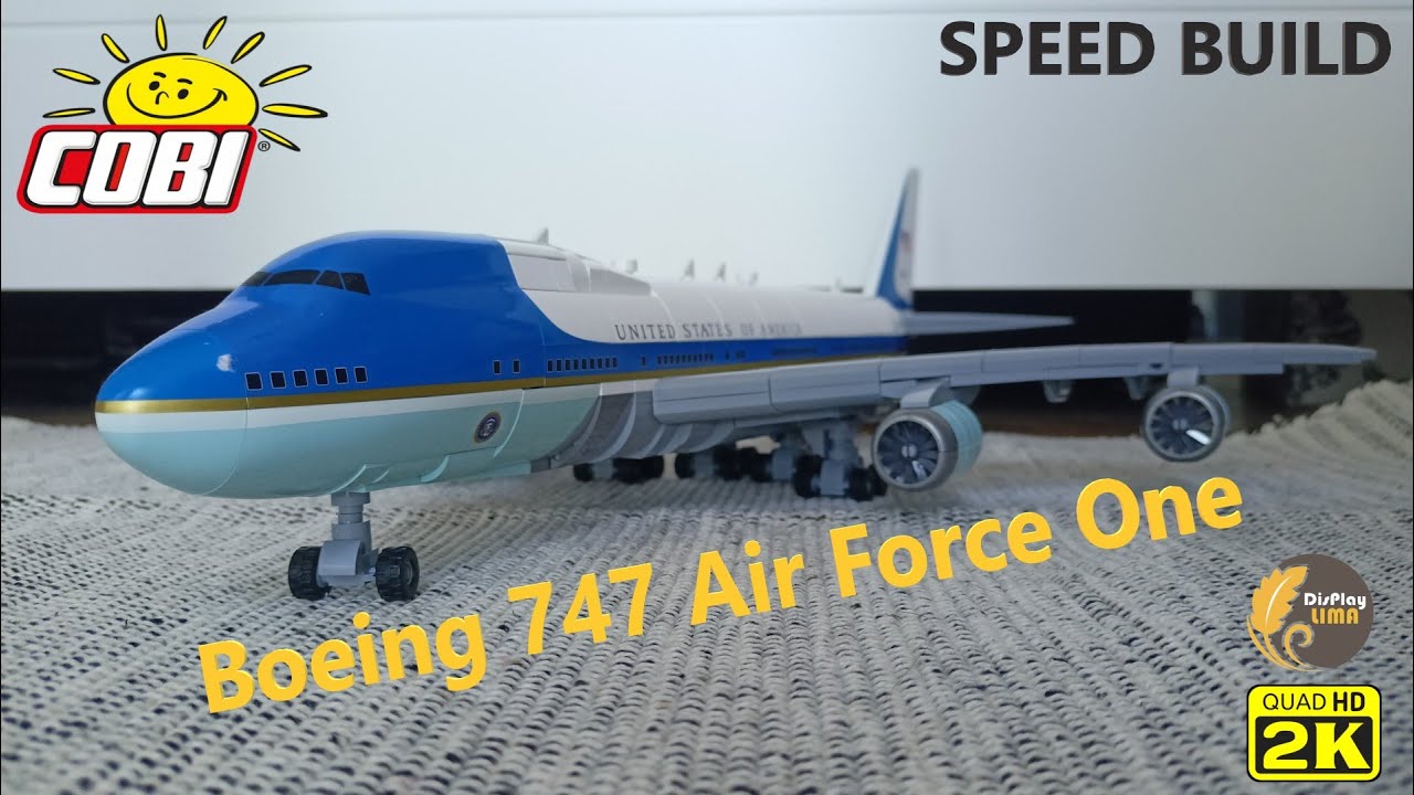 Prezydencki Boeing 747 Air Force One VC-25 ✈️ COBI 26610 (Speed Build Review) 😍 @DisPlayLIMA