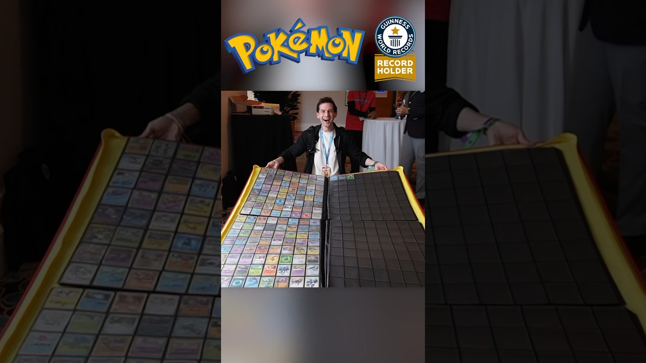 World Record Pok&eacute;mon Card Binder 🤯