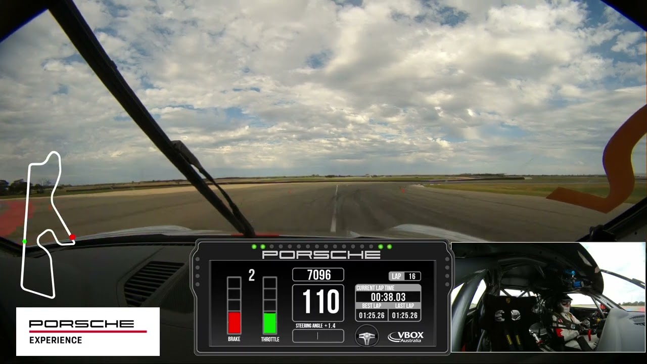 GT3 Cup at the Bend West Circuit Fastest lap 1:24.0
