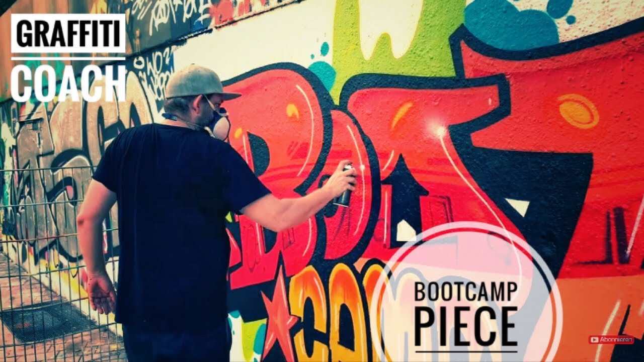Graffiti Sprühen - Graffiti Coach - Graffiti Coach Bootcamp - Piece