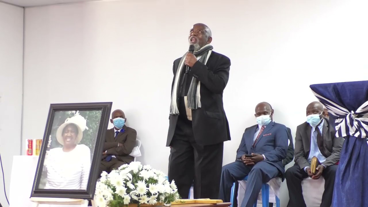PASTOR BS MADLALA  @  MRS CELE FUNERAL (RS NGIDI HALL PMB)