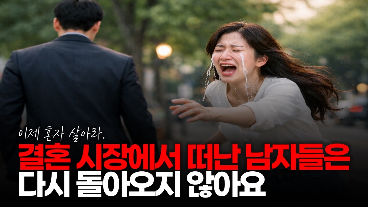 (※시청자댓글) 일본 사례와 마찬가지로 연애 결혼 시장에서 떠난 남자들은 왠만해서 다시 돌아오지 않아요. #대한민국결혼 #결혼시장 #결혼안하는남자