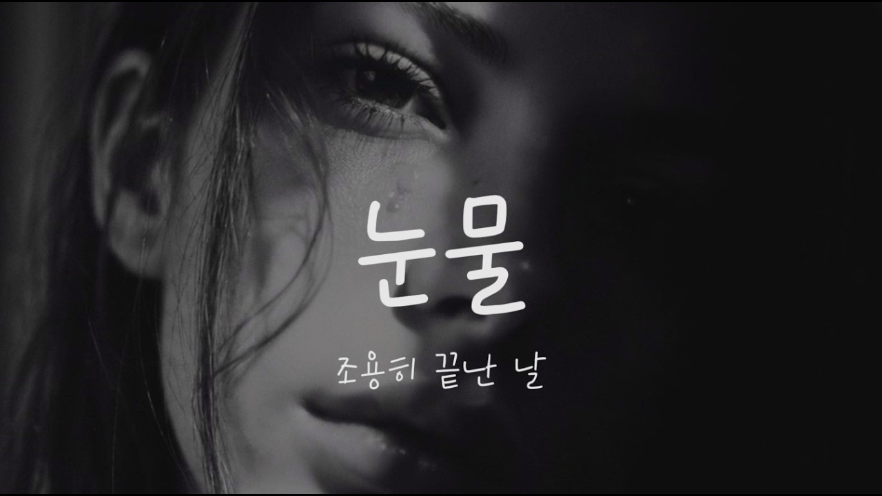 [눈물] 사랑이 조용히 끝난 날 (Lyrics by @its_lunar_veils)