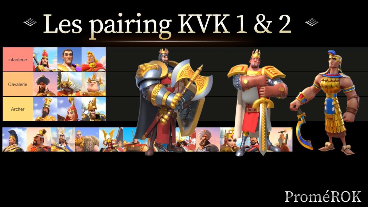 ROK! Les pairing kvk1 & 2