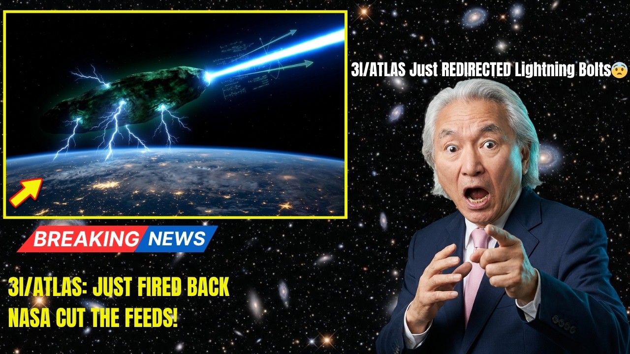 3I/ATLAS Just REDIRECTED Lightning Bolts &mdash; Sending Them Into Space | Michio Kaku