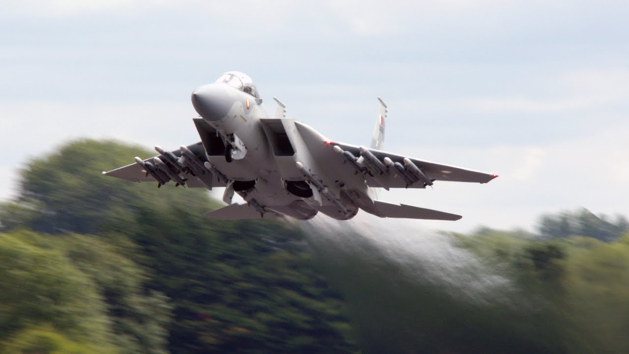 F-15QA Ababil fully loaded display - RIAT 2024
