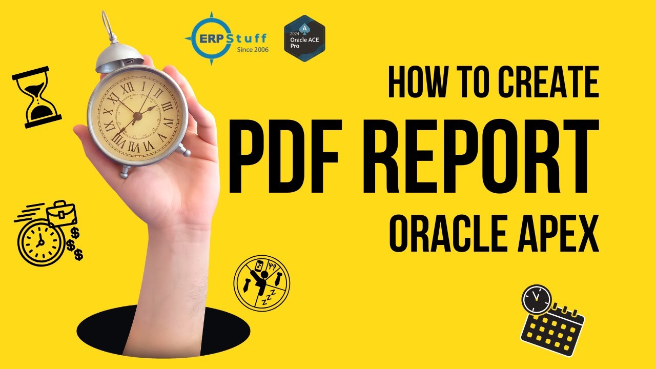 Создание PDF-отчетов в Oracle APEX с использованием jsPDF – исходный код для простых, матричных и...