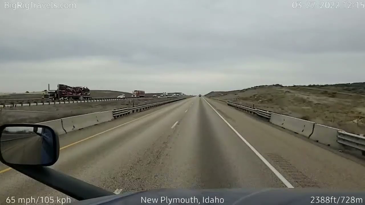 BigRigTravels LIVE Ontario, OR to Boise, ID to Boardman, OR [I-84 & US 30] (3/27/22 12:05 PM MDT)