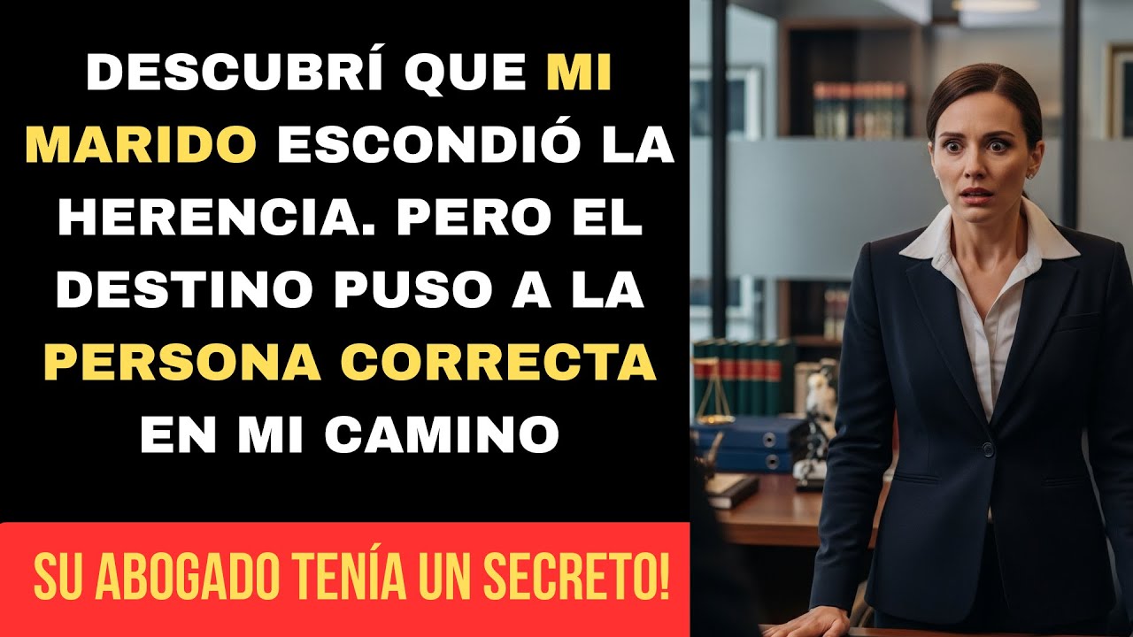 MI MARIDO ESCONDIÓ LA HERENCIA, PERO SU ABOGADO ERA MI EX....