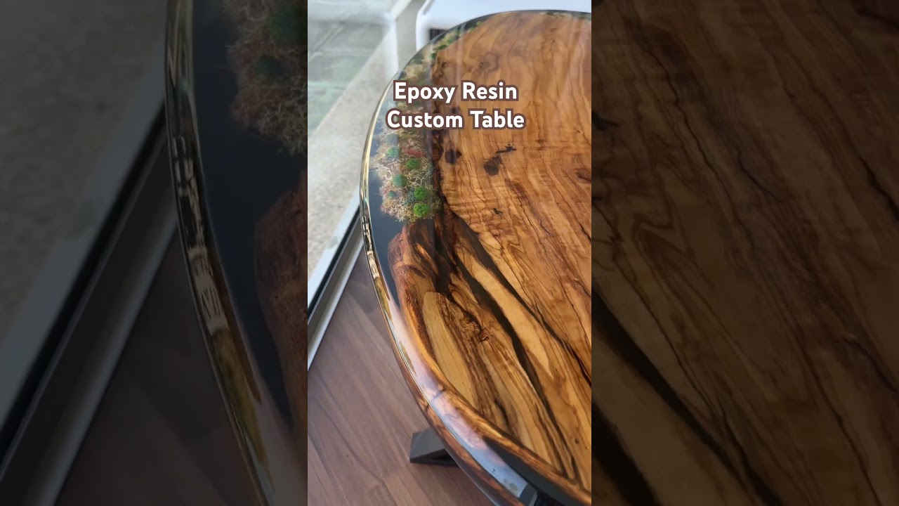 Epoxy Resin Custom Table Now Available 