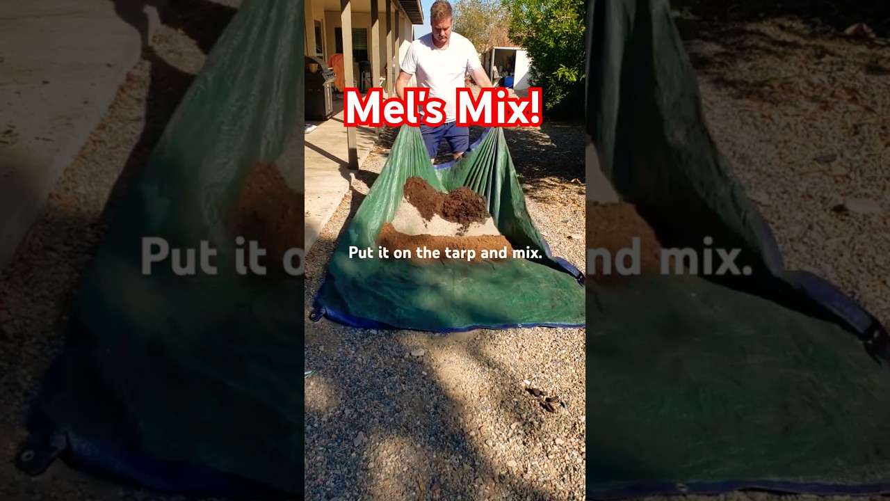 Mel's Mix - Best Soil Ever. #Shorts #garden #gardening