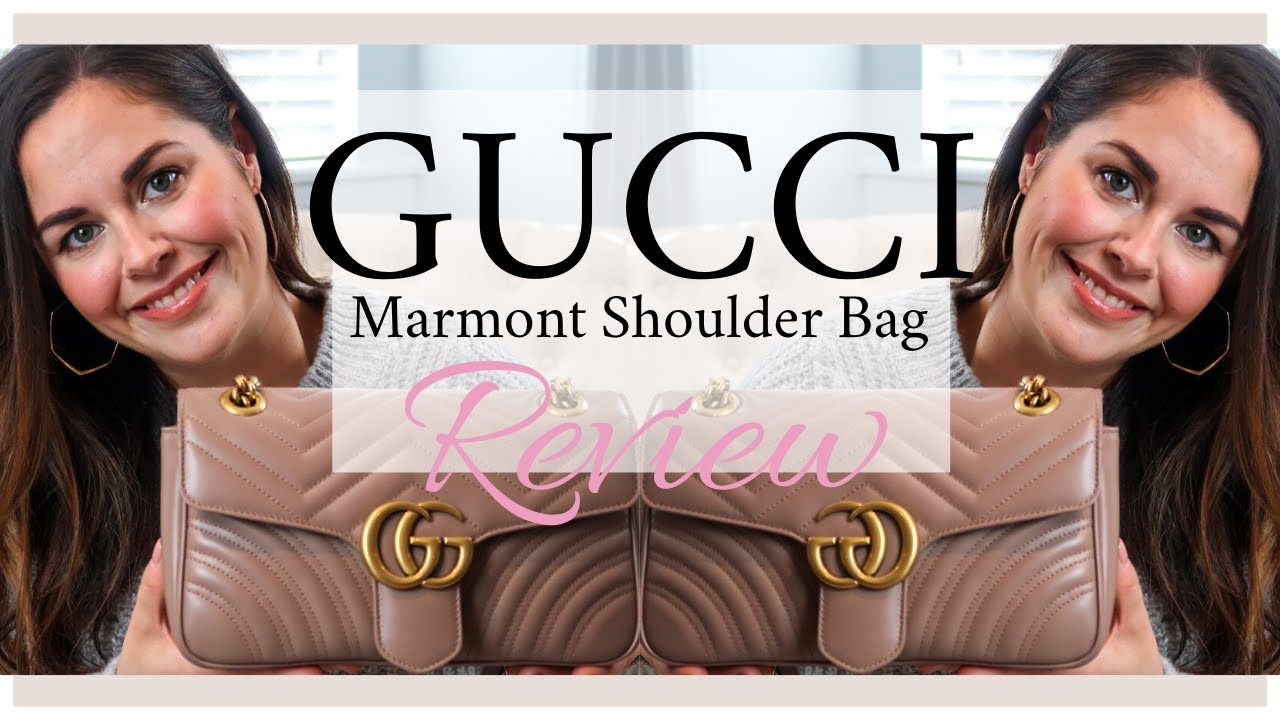GUCCI MARMONT SMALL SHOULDER BAG | Review, Mod Shots & 1 yr Wear + Tear | Roxstud Diaries