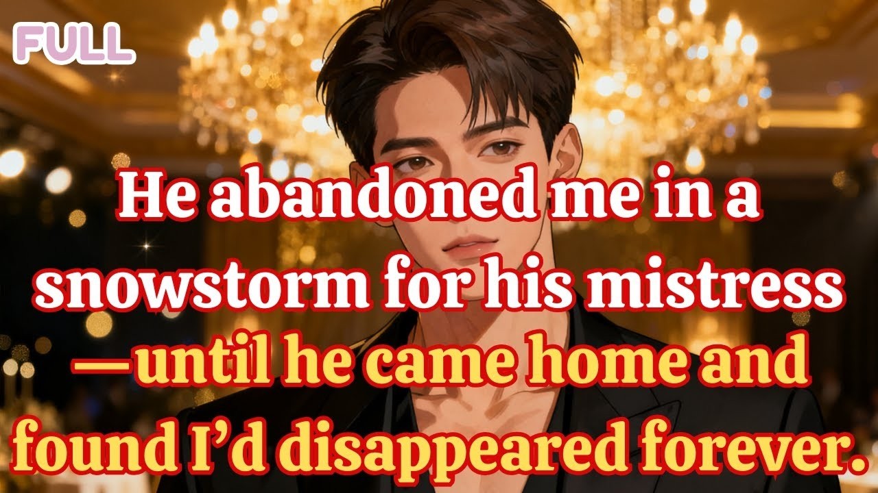 He abandoned me in a snowstorm for his mistress—until he came home and found I’d disappeared forever