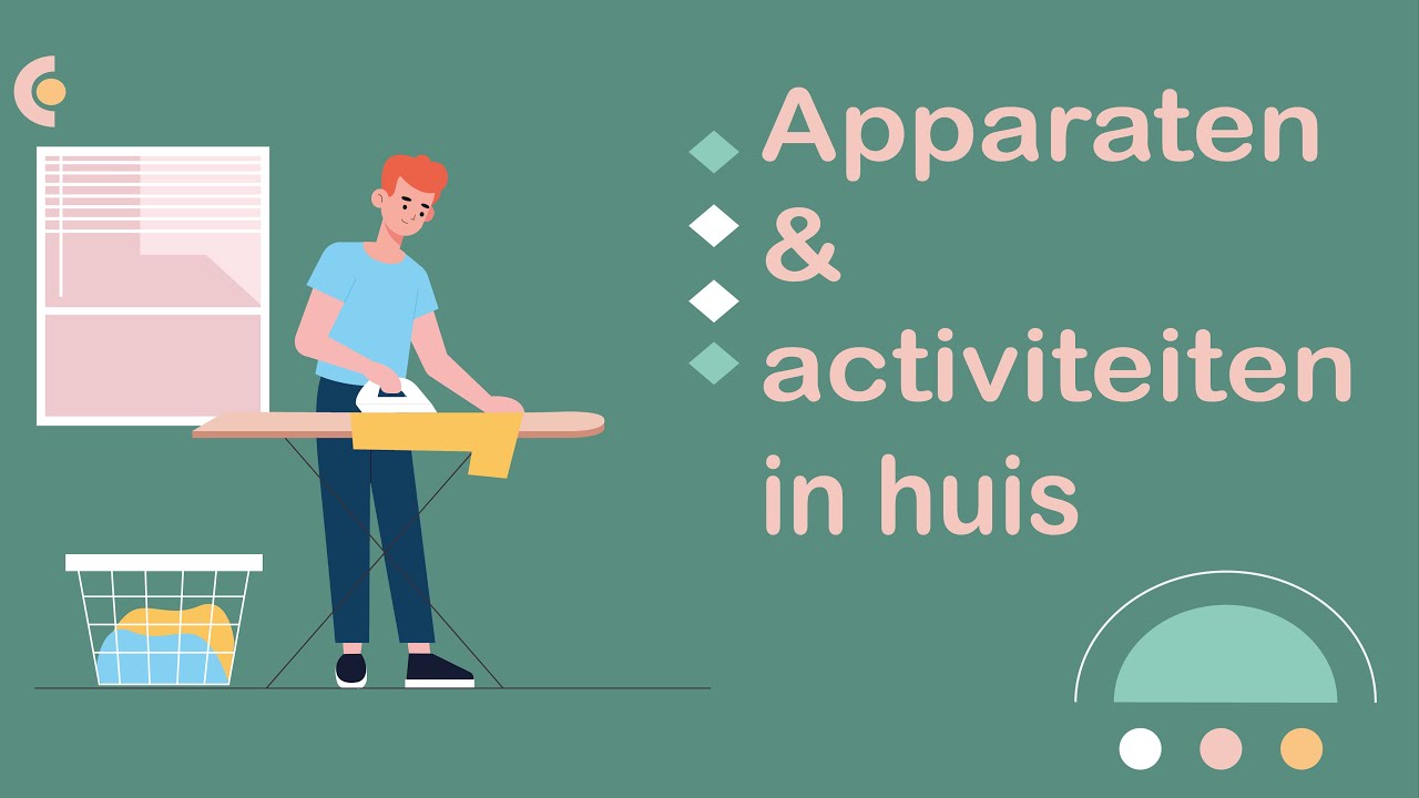 Apparaten en activiteiten in huis (NT2 Waystage, #NT2, A2, 1.2)