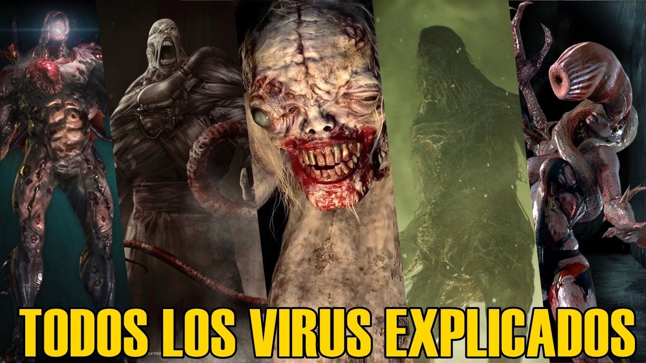 RESIDENT EVIL: Todos lo Virus, Parásitos y Hongos EXPLICADOS
