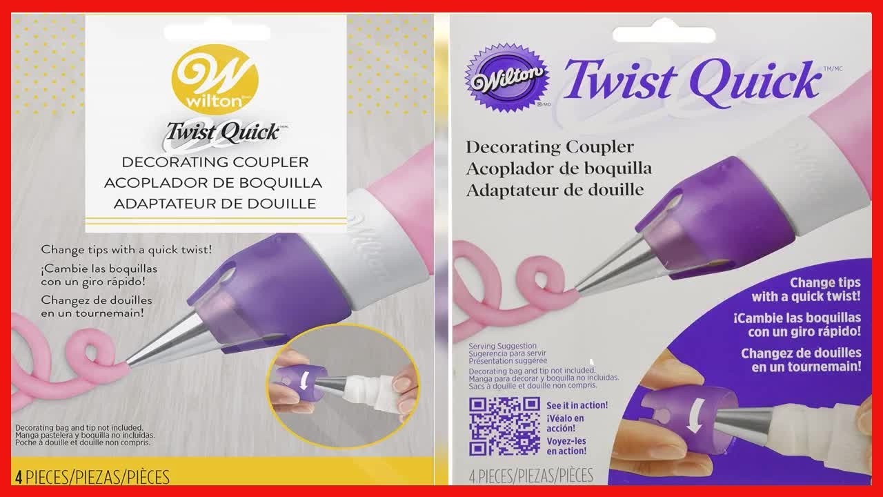 Speed Up Your Cake Decorating with the Quick Twist Coupler for Standard Tips