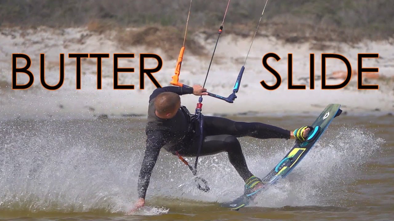 How to Butter Slide (kiteboard tutorial)