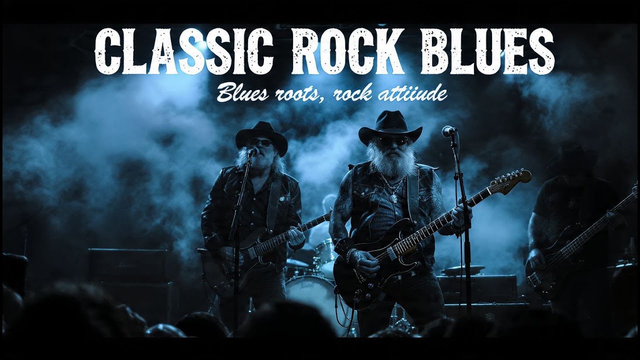 Emotional Blues Rock Guitar - Timeless Melodies for Oldies Rock Fans