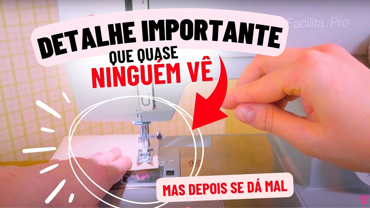 Costurar na Facilita Pro 4411 é mais fácil do que parece! (Vale para a 5511 também!)