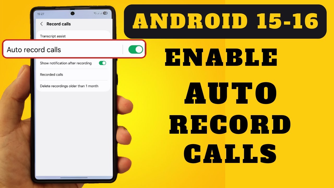 Samsung Android 15's Hidden Call Recording Feature Exposed