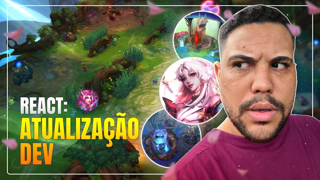 REACT: DEV DA NOVA TEMPORADA FLORESCER ESPIRITUAL | LEAGUE OF LEGENDS | LOL | JUMARGEM