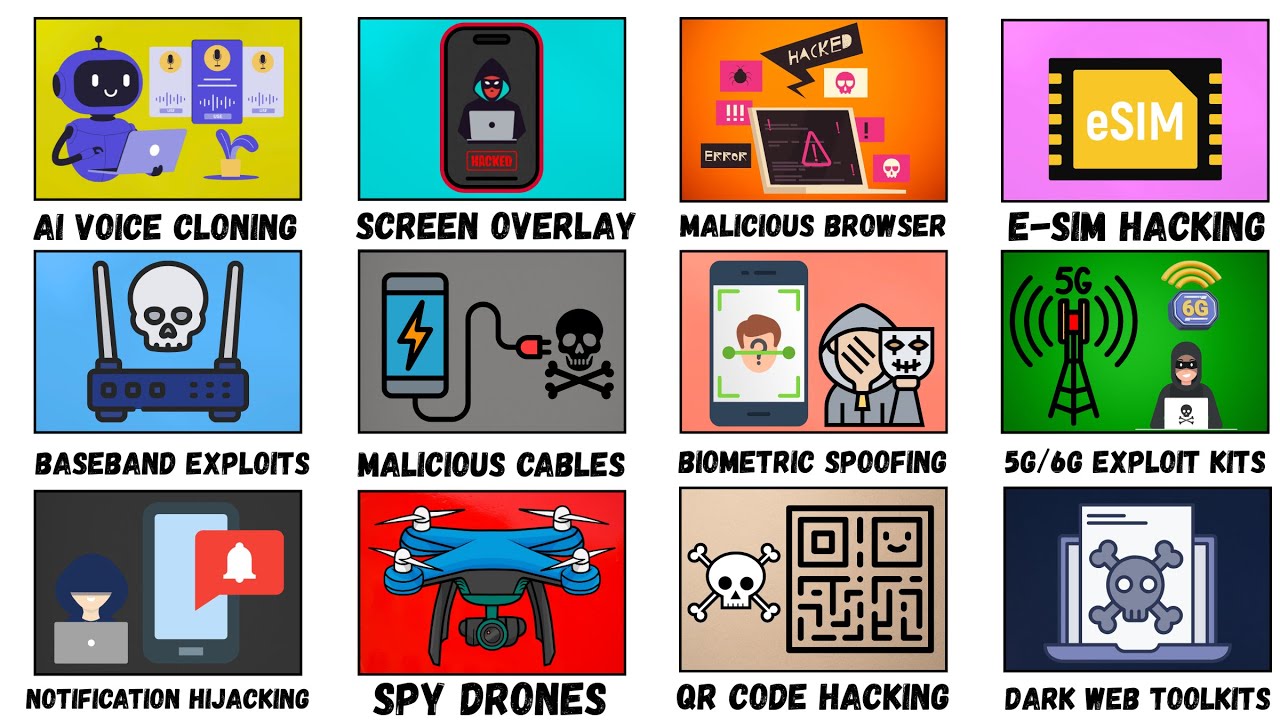 Every Mobile Hacking Method Used By Hackers Explained In 4 Minutes