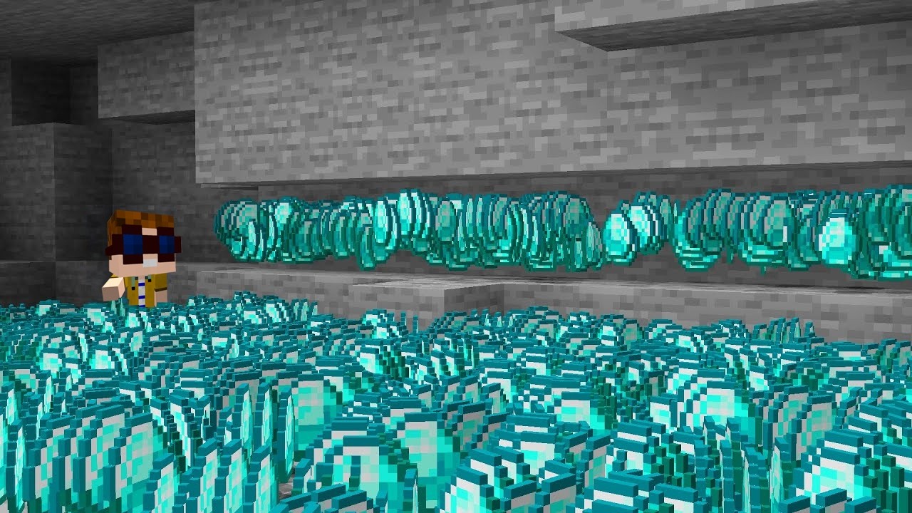 Pat HAT 1,000,000 DIAMANTEN in Minecraft