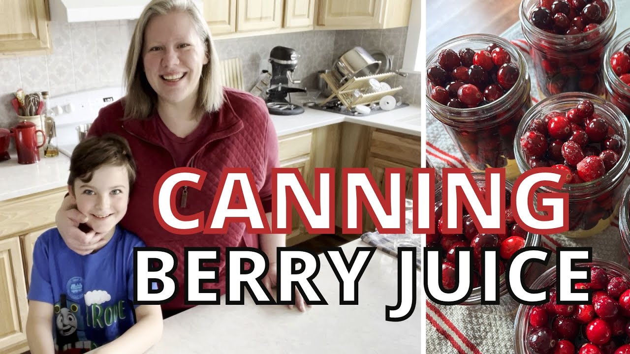 The EASIEST Way to Can Berry Juice (safe for kids too)! -- Canuary Water Bath Canning Recipe