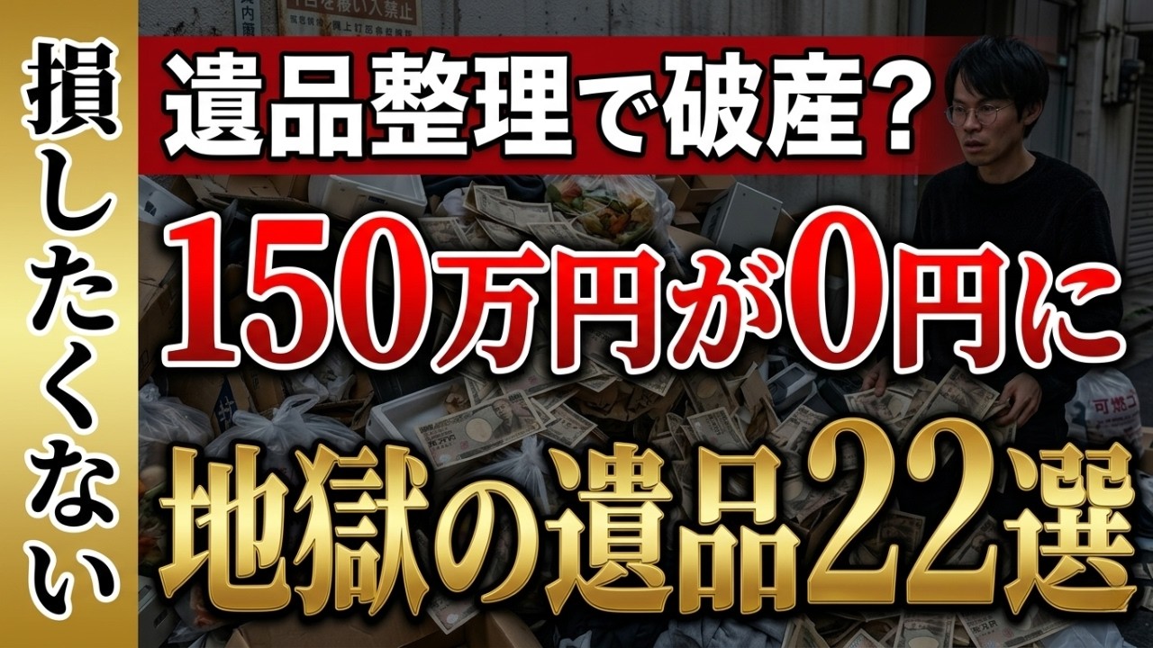 【実録】今すぐ捨てないと人生詰む「地獄の遺品22選」と０円の回避術
